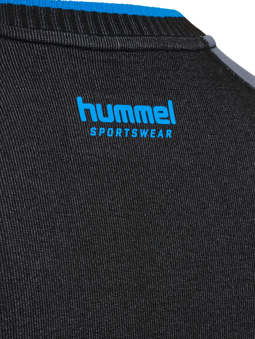 hmlSEAMLESS TEE LS, BLACK hmlSEAMLESS TEE LS, BLACK, packshot