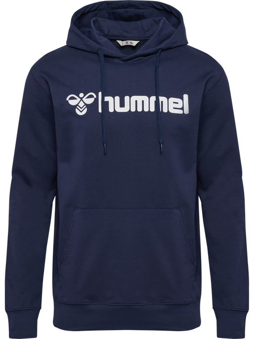 hmlGO 2.0 LOGO HOODIE, MARINE hmlGO 2.0 LOGO HOODIE, MARINE, packshot