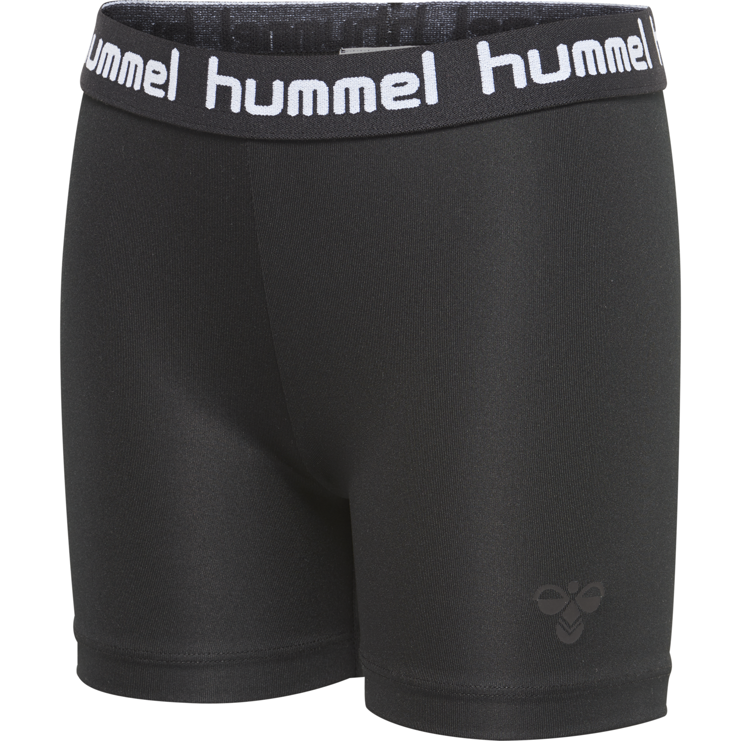 hmlTONA TIGHT SHORTS, BLACK, packshot