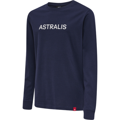 ASTRALIS 21/22 T-SHIRT L/S KIDS, MARINE, packshot