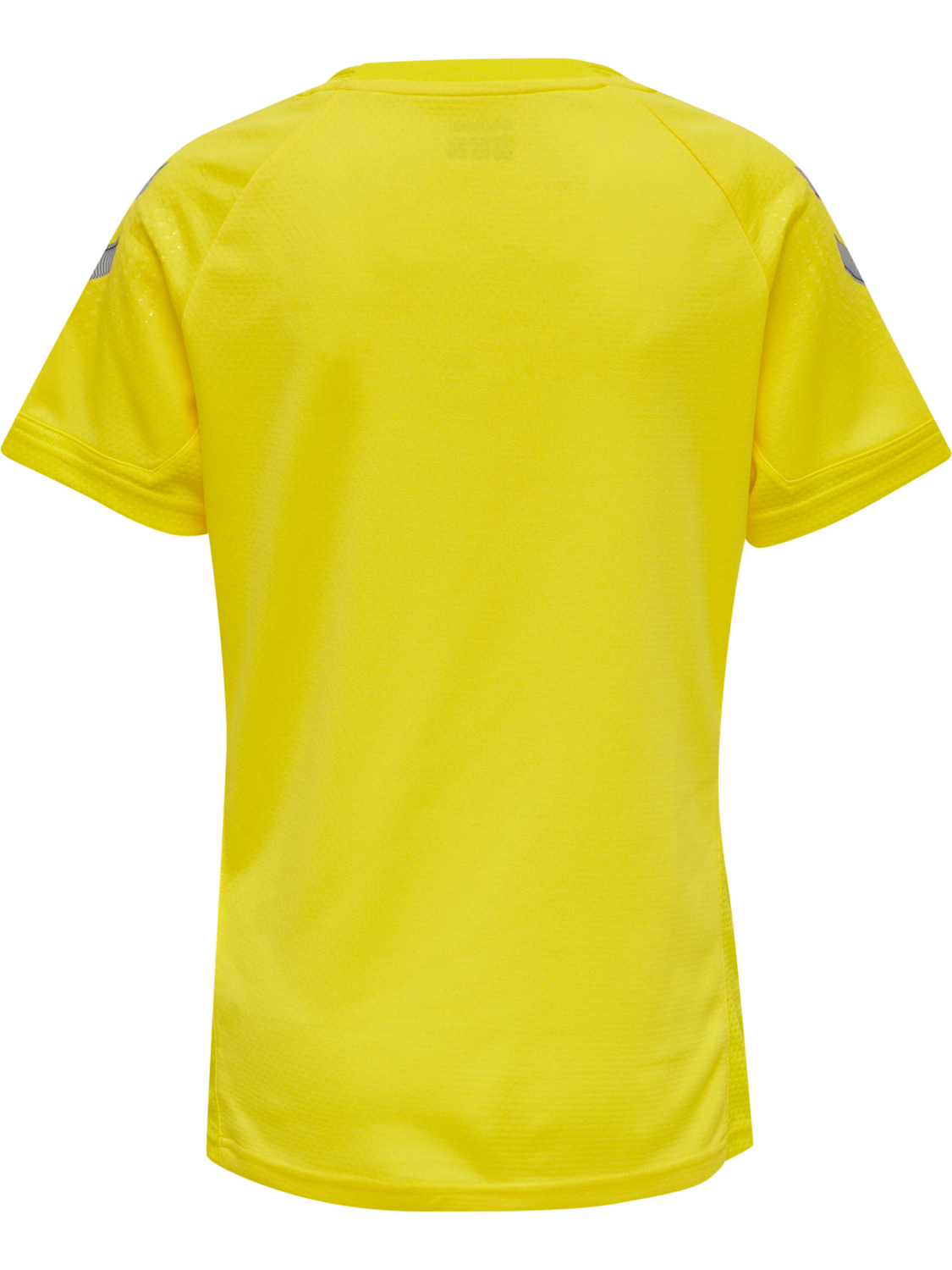 hmlLEAD WOMENS S/S POLY JERSEY, BLAZING YELLOW, packshot