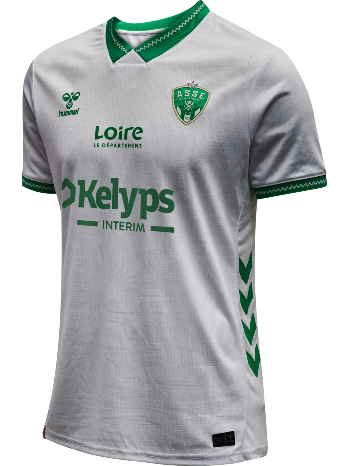 ASSE 25/26 AWAY JERSEY S/S, WHITE, packshot