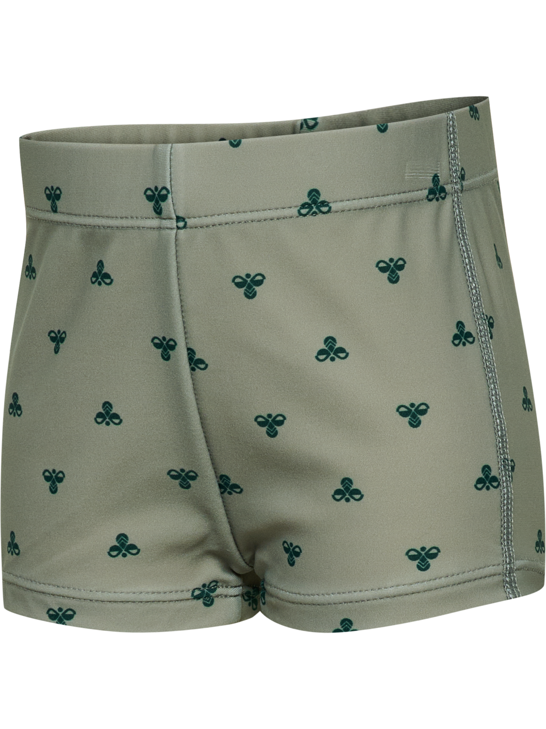 hmlMINI BEE AOP SWIM SHORTS, SHADOW, packshot