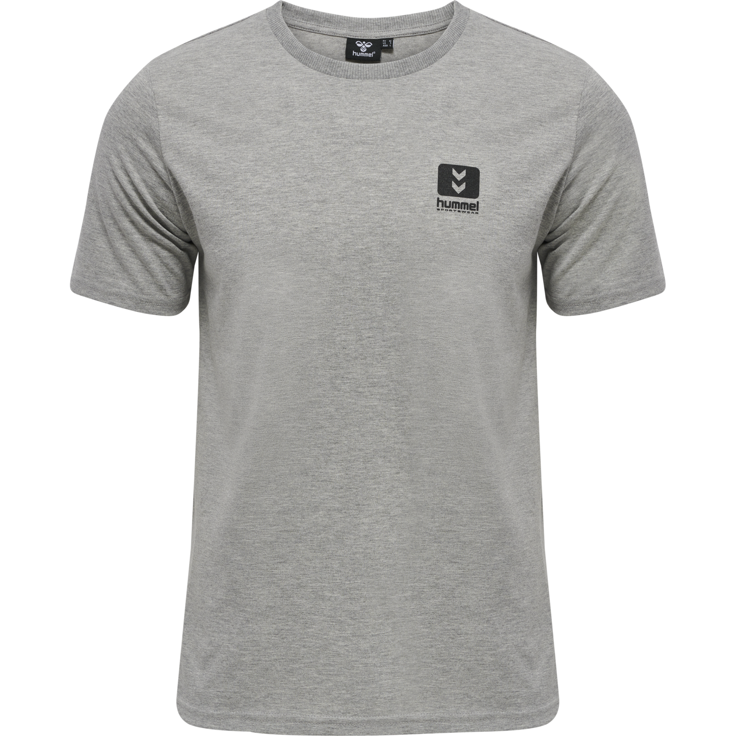 hmlLGC GRAHAM T-SHIRT, GREY MELANGE, packshot