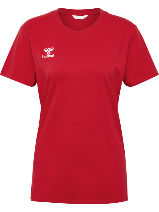 hmlGO 2.0 T-SHIRT S/S WOMAN, TRUE RED, packshot