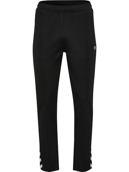 hmlARCHIVE REGULAR POLY PANTS, BLACK, packshot