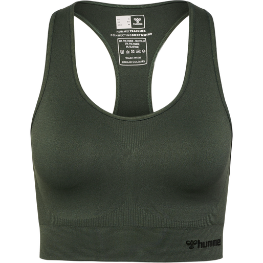 hmlTIF SEAMLESS SPORTS TOP, CLIMBING IVY hmlTIF SEAMLESS SPORTS TOP, CLIMBING IVY, packshot