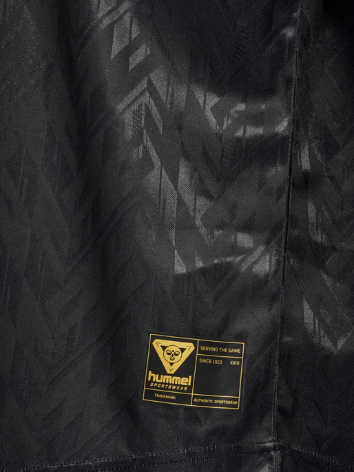 hmlLOOSE BAY SOCCER JERSEY L/S, BLACK, packshot