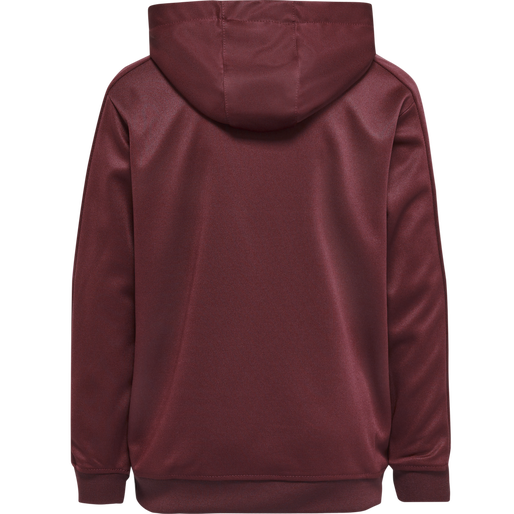 hmlPROMO KIDS POLY HOODIE, BIKING RED/RASPBERRY SORBET, packshot