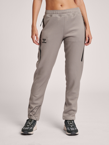 hmlCIMA XK PANTS WOMAN, GREY MELANGE, model