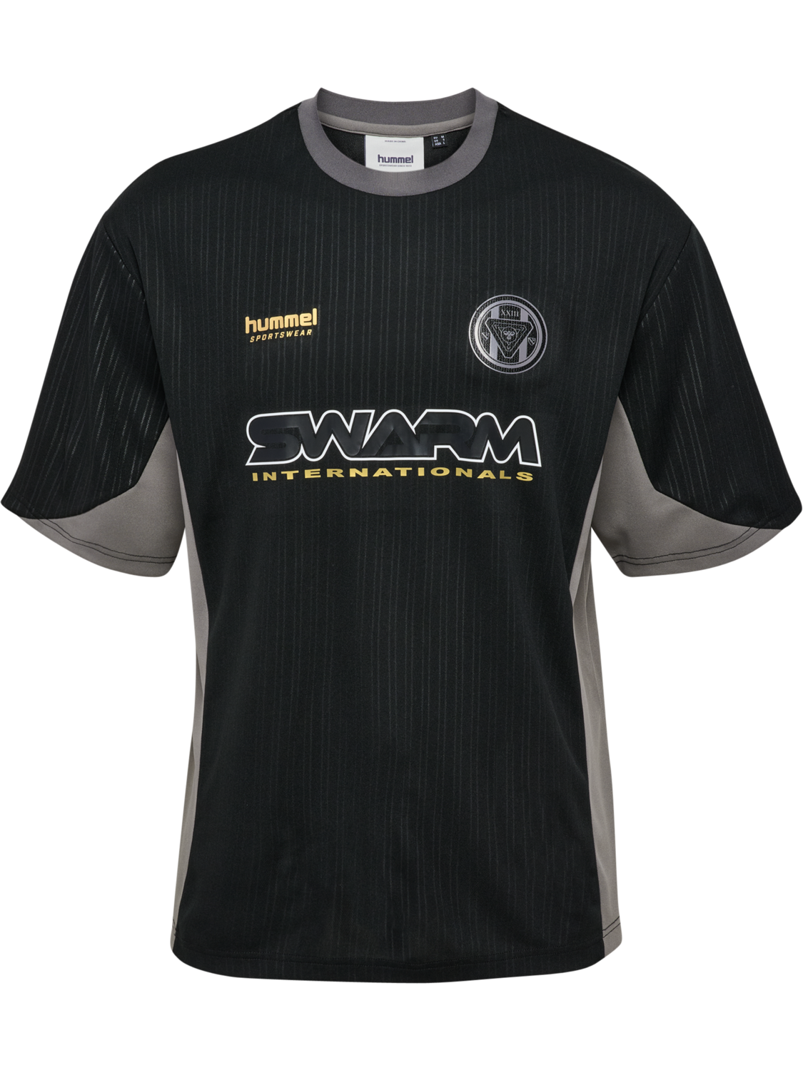 hmlLOOSE FB JERSEY S/S TOPSCORER, BLACK, packshot