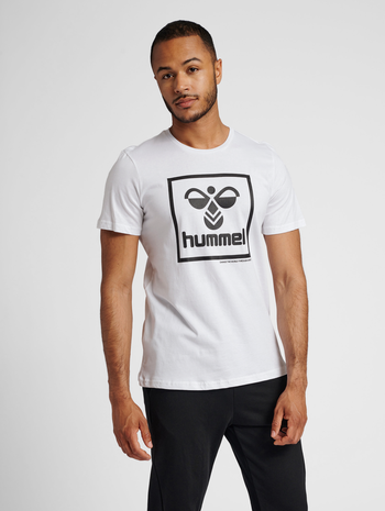 hmlISAM 2.0 T-SHIRT, WHITE, model
