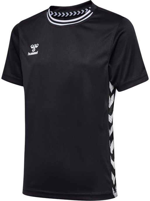 PLAYFUL SS JERSEY KIDS, BLACK, packshot