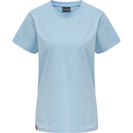 hmlRED BASIC T-SHIRT S/S WOMAN, BLUE BELL, packshot