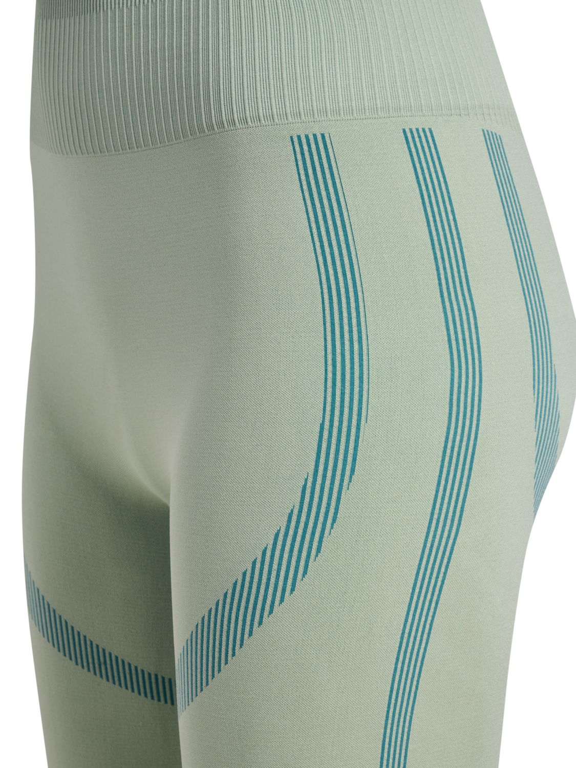 hmlHIIT SEAMLESS SHORT TIGHTS, FROSTY GREEN, packshot
