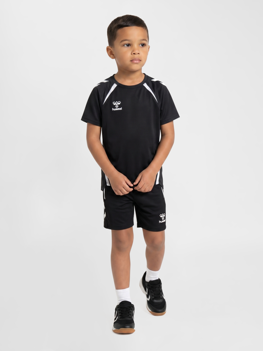 hmlLEAD 2.0 JERSEY S/S KIDS, BLACK/ASPHALT, model