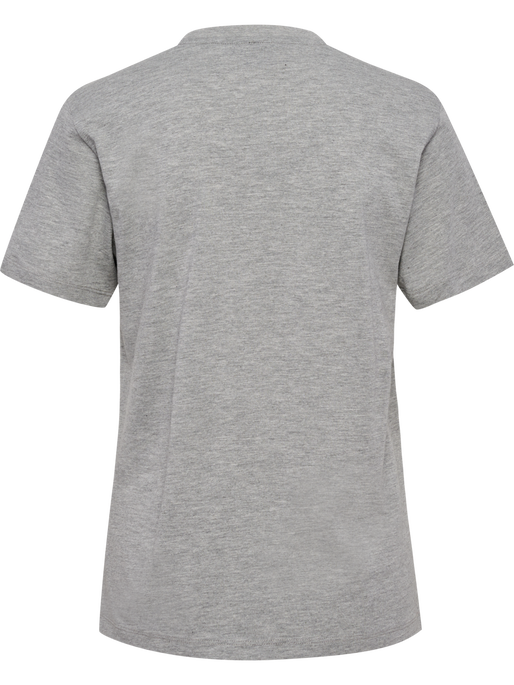 hmlPULSE W T-SHIRT, GREY MELANGE, packshot