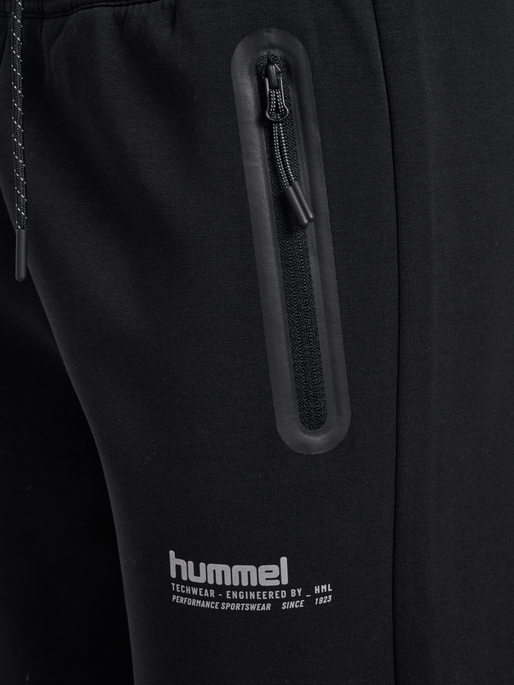 hmlTECH FLEECE W PANTS, BLACK, packshot