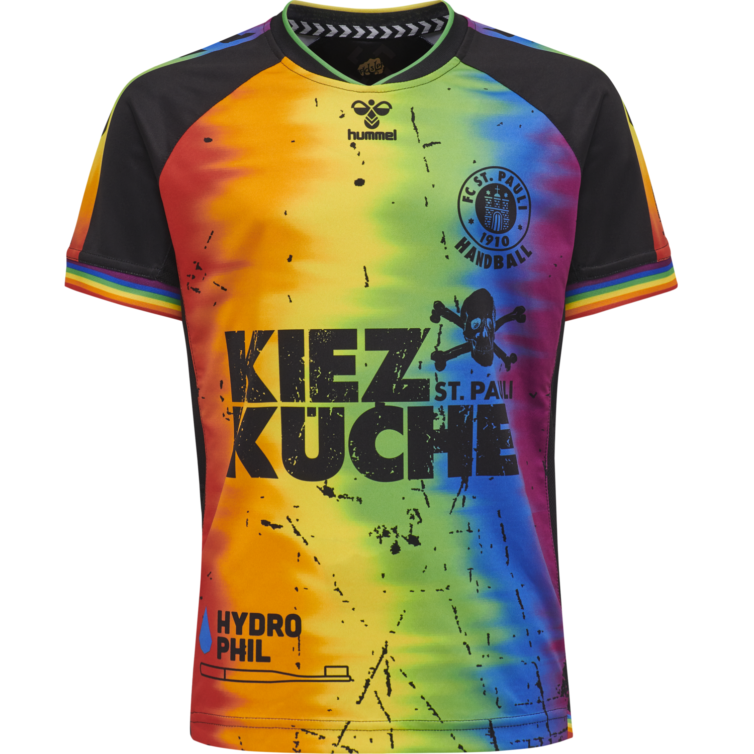 hummel FC ST. PAULI RAINBOW 19/20 JERSEY S/S KIDS - MULTI ...