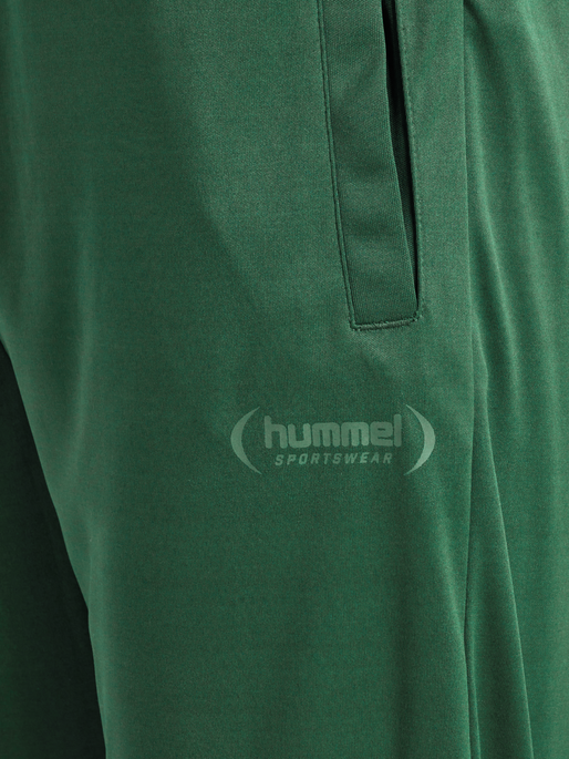 hmlFELIX  POLY TRACKSUIT SET, DARK GREEN, packshot