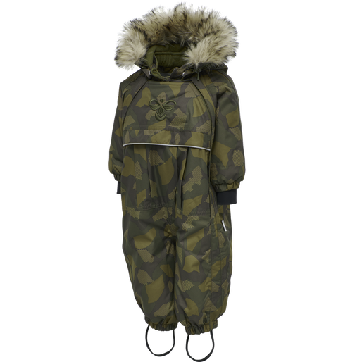 hmlMOON SNOWSUIT, OLIVE NIGHT/ECRU OLIVE, packshot