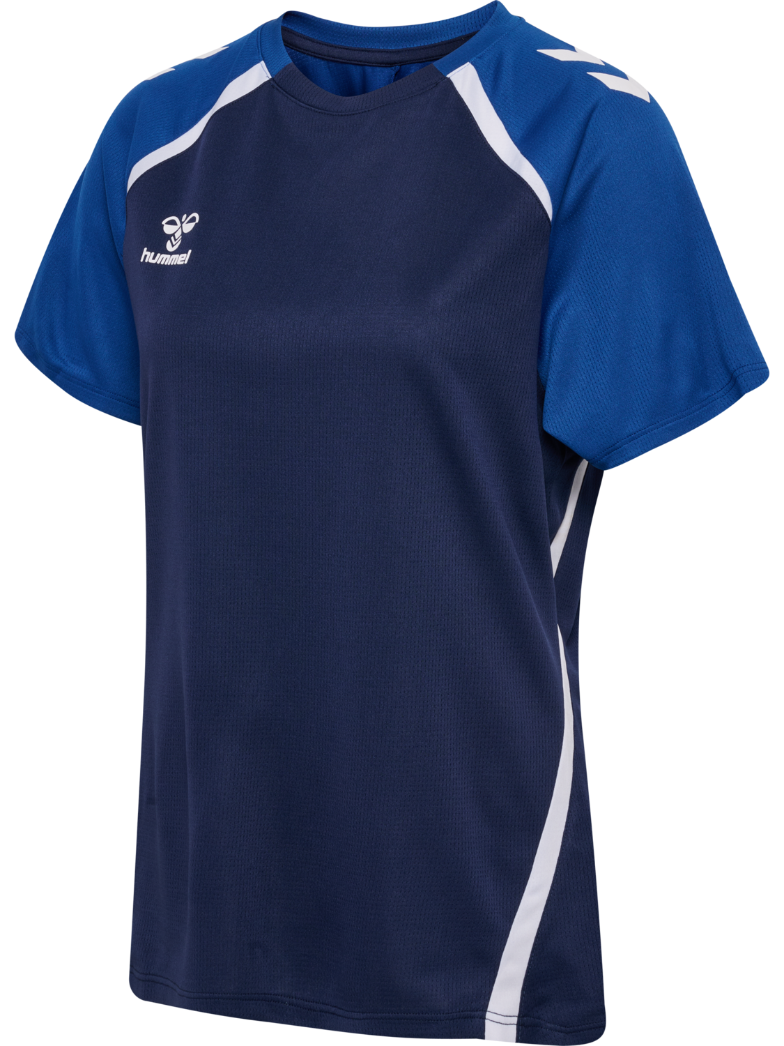 hmlLEAD 2.0 JERSEY S/S WOMAN, MARINE/TRUE BLUE, packshot