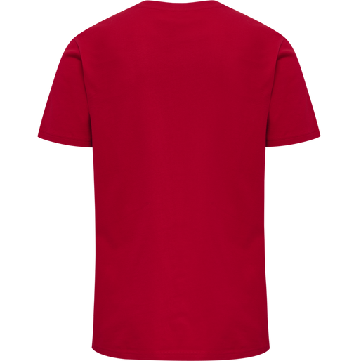 hmlRED BASIC T-SHIRT S/S, TANGO RED, packshot