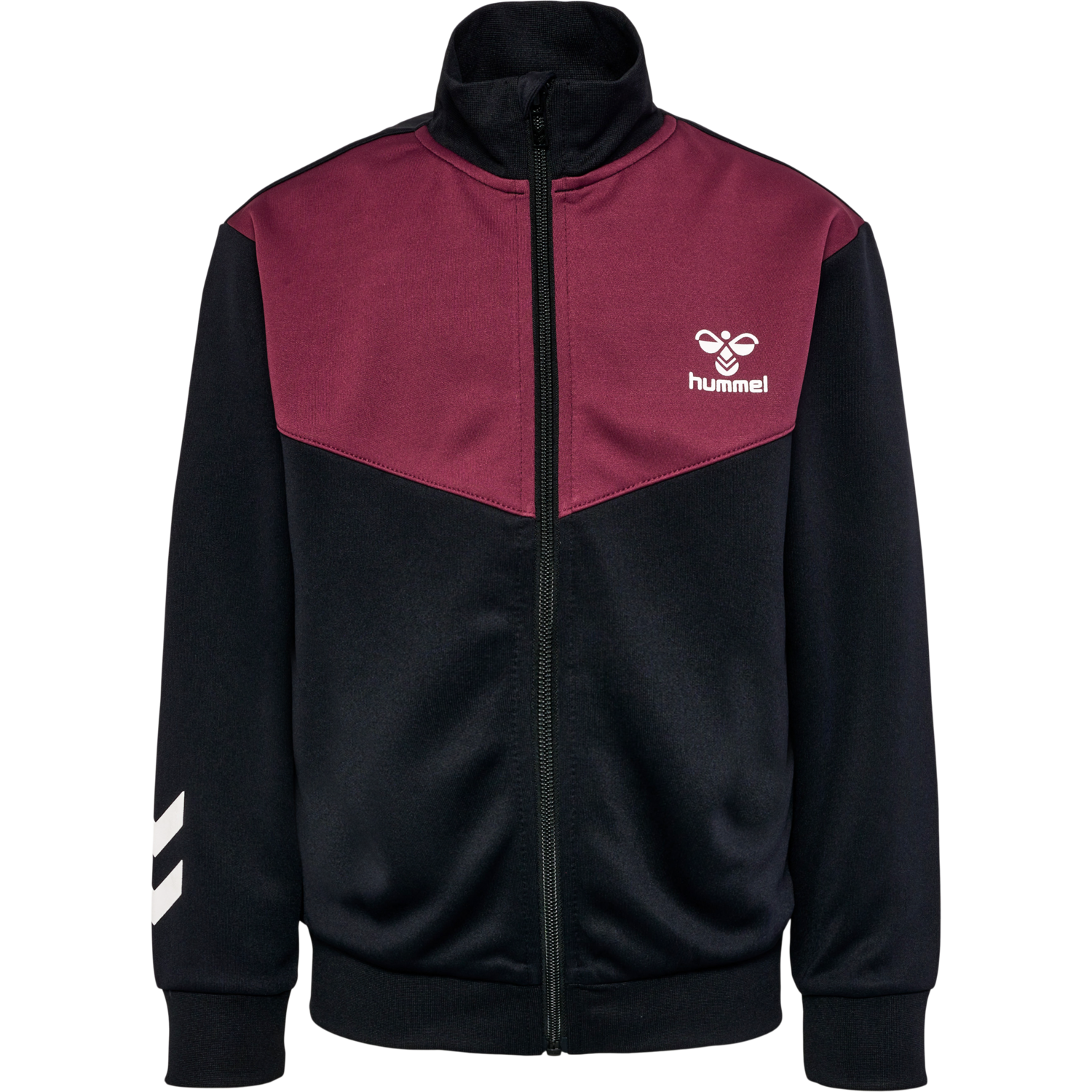 hmlMOLIN ZIP JACKET, CAVIAR/CRUSHED VIOLETS, packshot