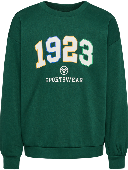 hmlKASON SWEATSHIRT, RAIN FOREST hmlKASON SWEATSHIRT, RAIN FOREST, packshot