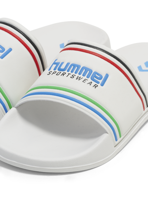 POOL SLIDE RT, WHITE/MULTICOLOR, packshot