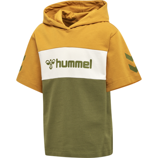 hmlCLOUD HOODIE S/S, OLIVE BRANCH hmlCLOUD HOODIE S/S, OLIVE BRANCH, packshot