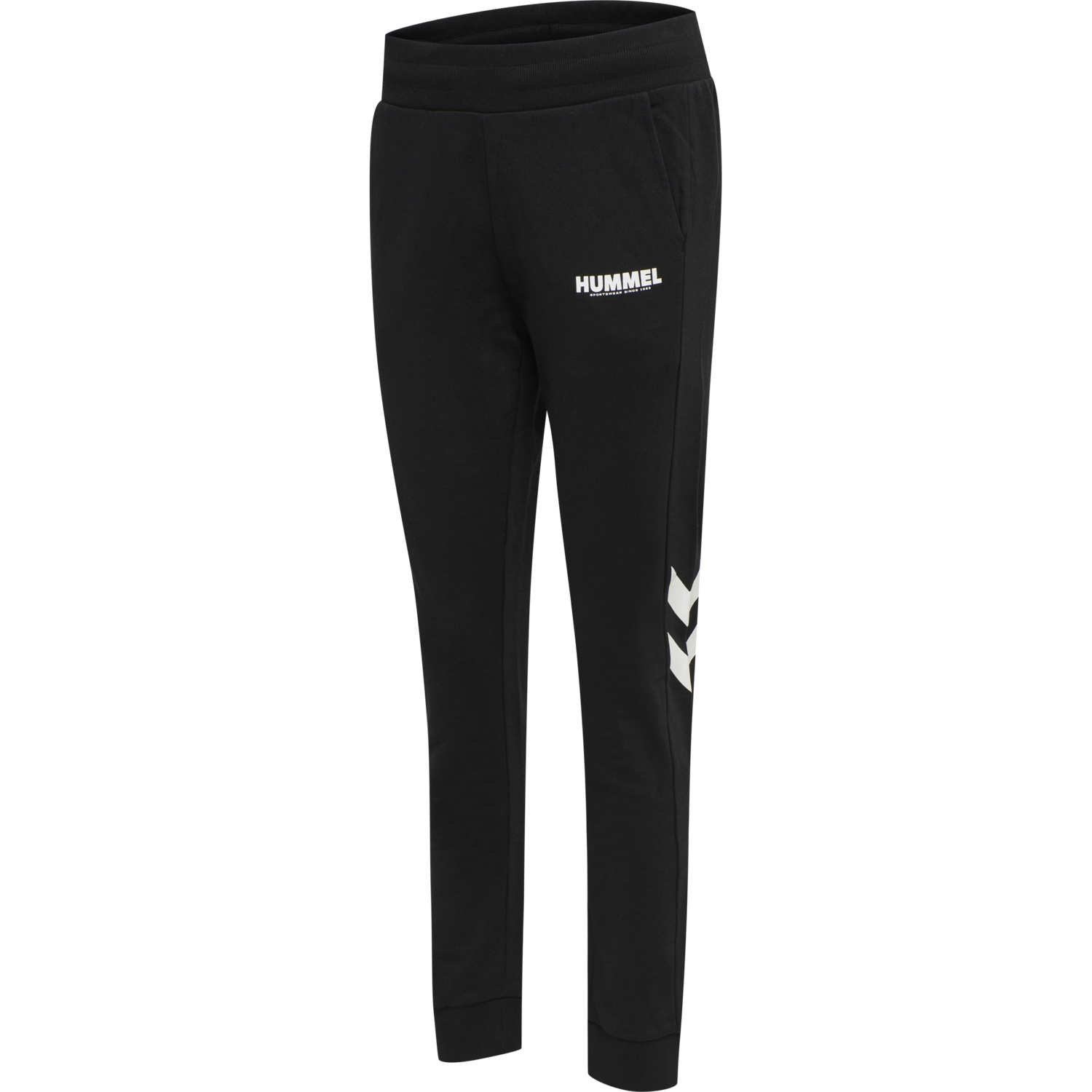 hmlLEGACY WOMAN TAPERED PANTS, BLACK, packshot