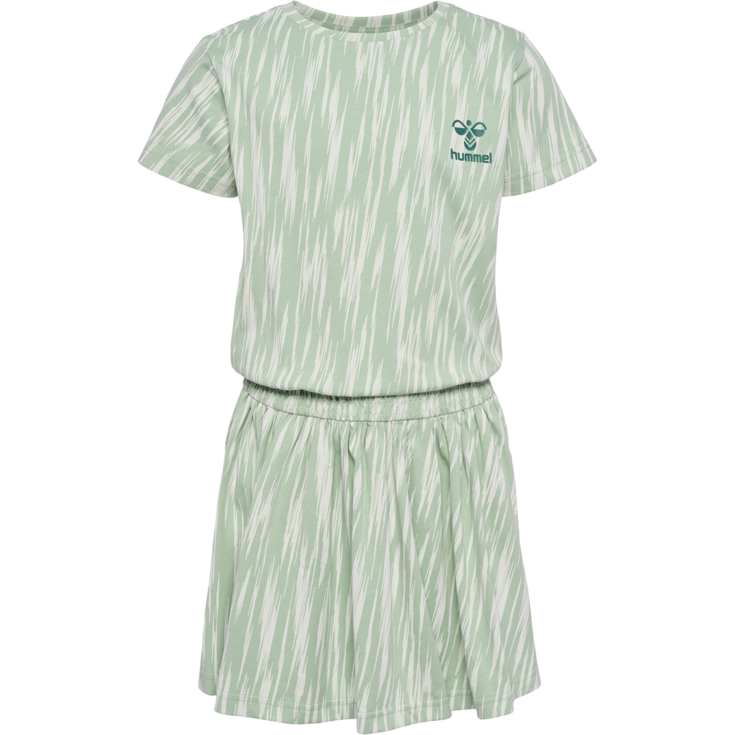 hmlSOPHIA DRESS S/S, SILT GREEN, packshot