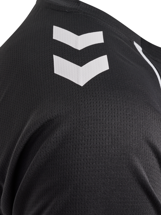 hmlLEAD 2.0 POLO, BLACK/ASPHALT, packshot