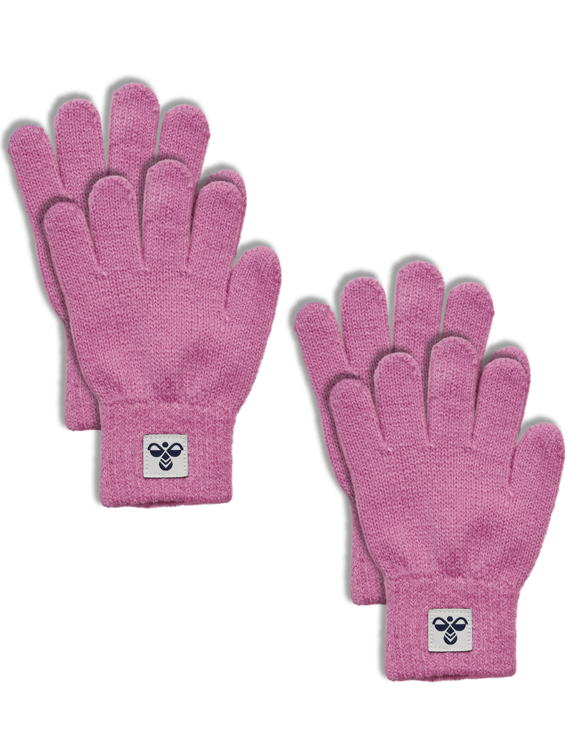 hmlJR KNIT GLOVES 2-PACK, POLIGNAC, packshot