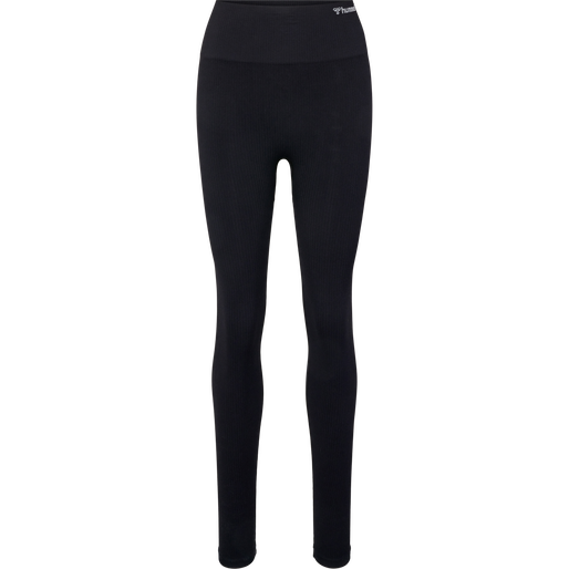 hmlMT REST SEAMLESS HW RIB TIGHTS, BLACK, packshot