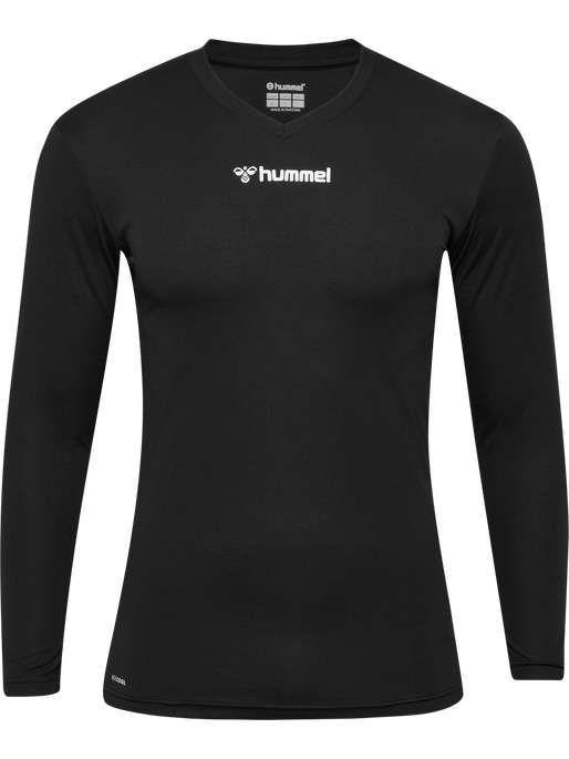 hmlBL ESSENTIAL TEE L/S, BLACK hmlBL ESSENTIAL TEE L/S, BLACK, packshot