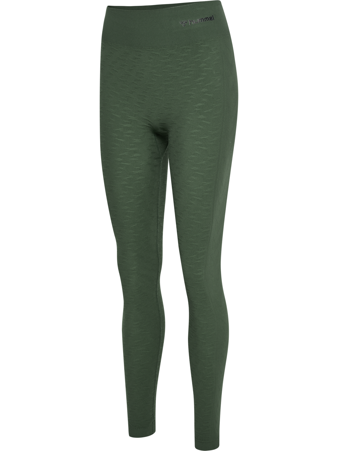 hmlMT FOCUS SEAMLESS HW TIGHTS, CLIMBING IVY, packshot