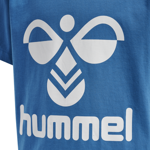 hmlTRES T-SHIRT S/S, VALLARTA BLUE, packshot