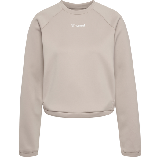 hmlMT KALU SHORT SWEATSHIRT, CHATEAU GRAY hmlMT KALU SHORT SWEATSHIRT, CHATEAU GRAY, packshot