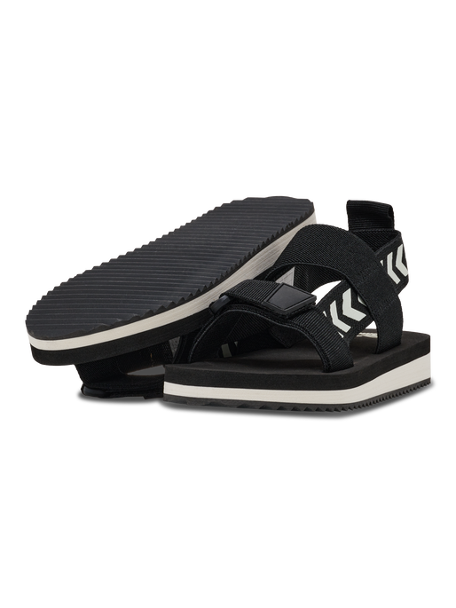 ELASTIC SANDAL JR, BLACK, packshot