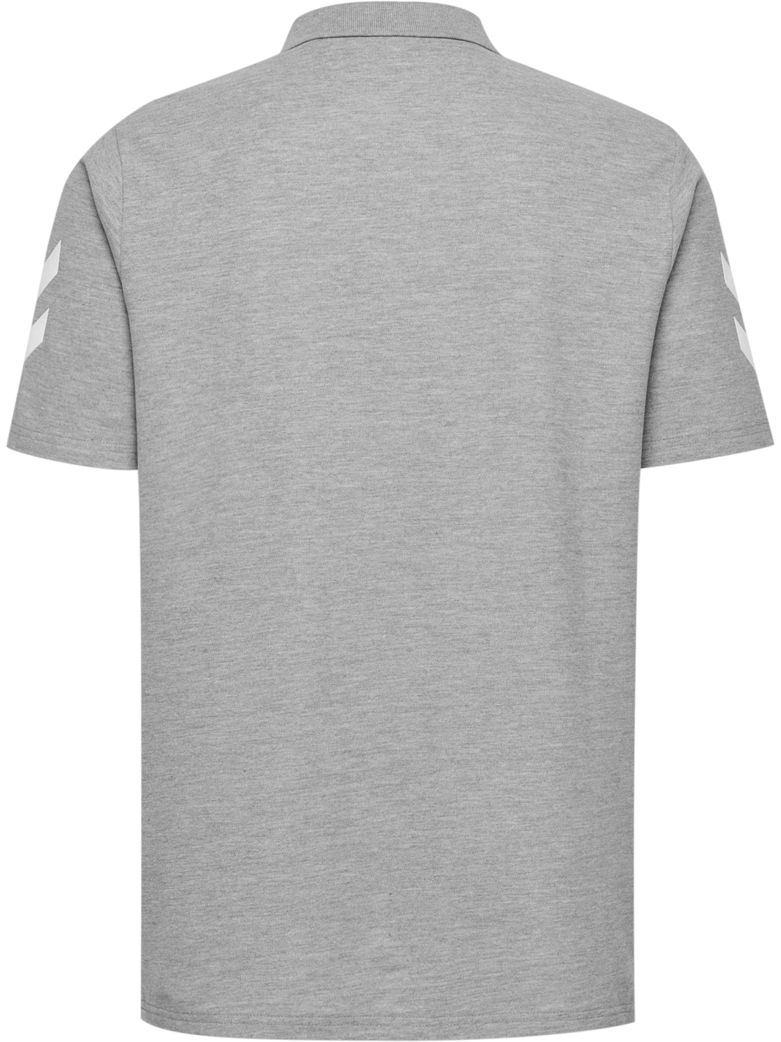 HMLGO KIDS COTTON POLO, GREY MELANGE, packshot