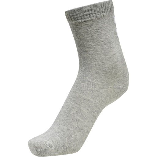 hmlMAKE MY DAY SOCK 5-PACK, GREY MELANGE hmlMAKE MY DAY SOCK 5-PACK, GREY MELANGE, packshot