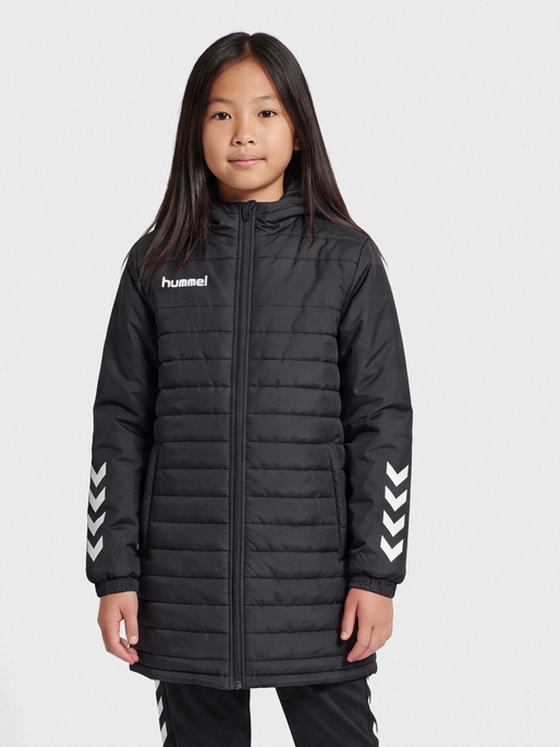 hmlPROMO KIDS BENCH JACKET, BLACK, model