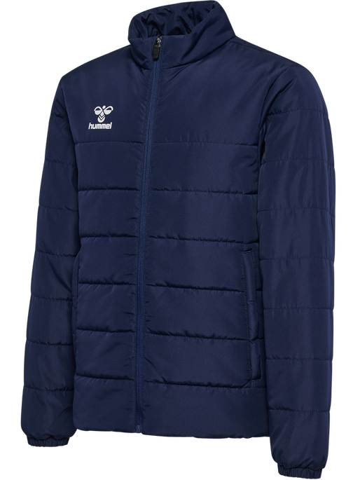 hmlESSENTIAL SHORT BENCH JKT KIDS, MARINE, packshot