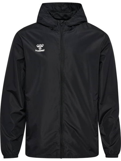 hmlESSENTIAL AW JACKET, BLACK, packshot