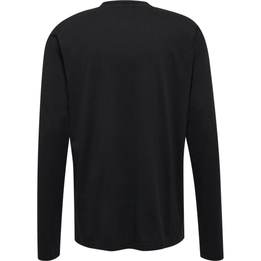 hmlRED HEAVY T-SHIRT L/S, BLACK, packshot