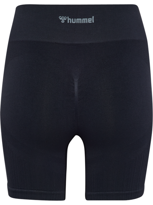 hmlMT DEFINE SEAML SCRUNCH SHORTS, BLACK, packshot