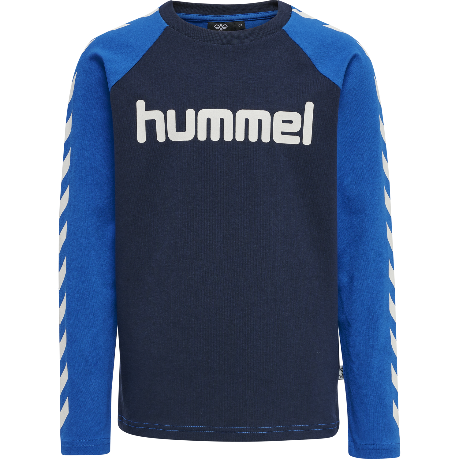 hmlBOYS T-SHIRT L/S, LAPIS BLUE, packshot