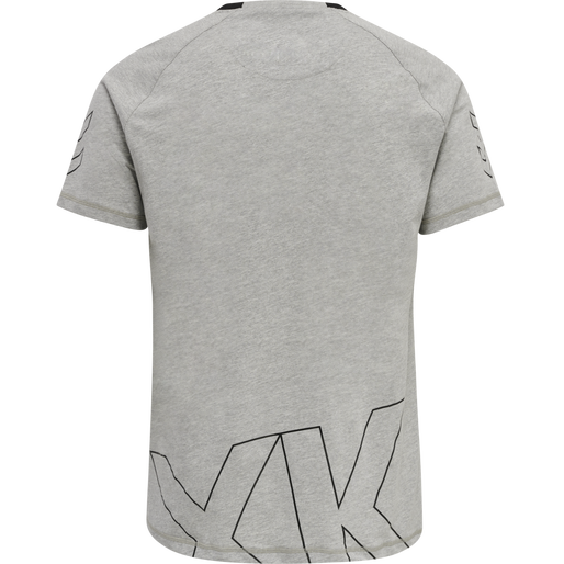 hmlCIMA XK T-SHIRT S/S, GREY MELANGE, packshot